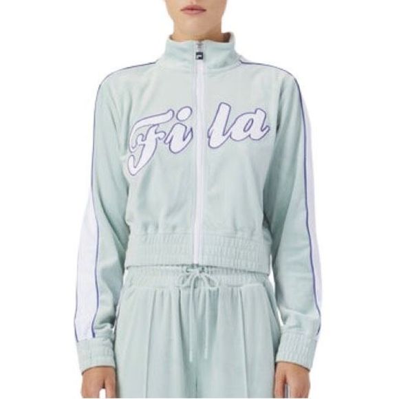 FILA Valery Velour Track Jacket - Size 1X - Picture 1 of 6